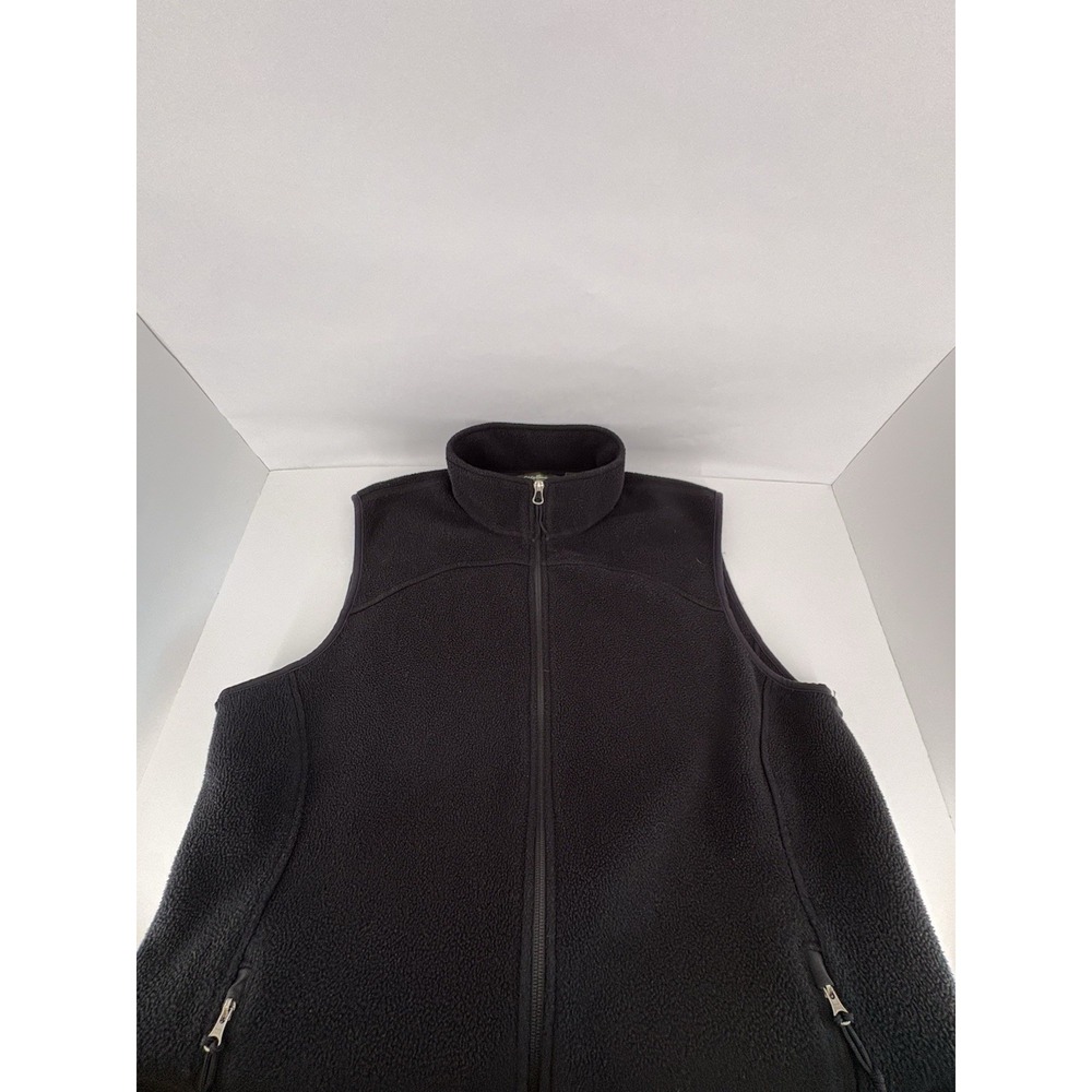 Men's Eddie Bauer Black Polartec Fleece Vest Size XXL